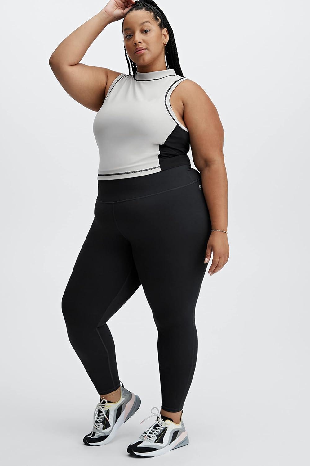 imageFabletics Womens Define HighWaisted Legging Workout Yoga Running Athletic Active Maximum Compression FlatteringBlack