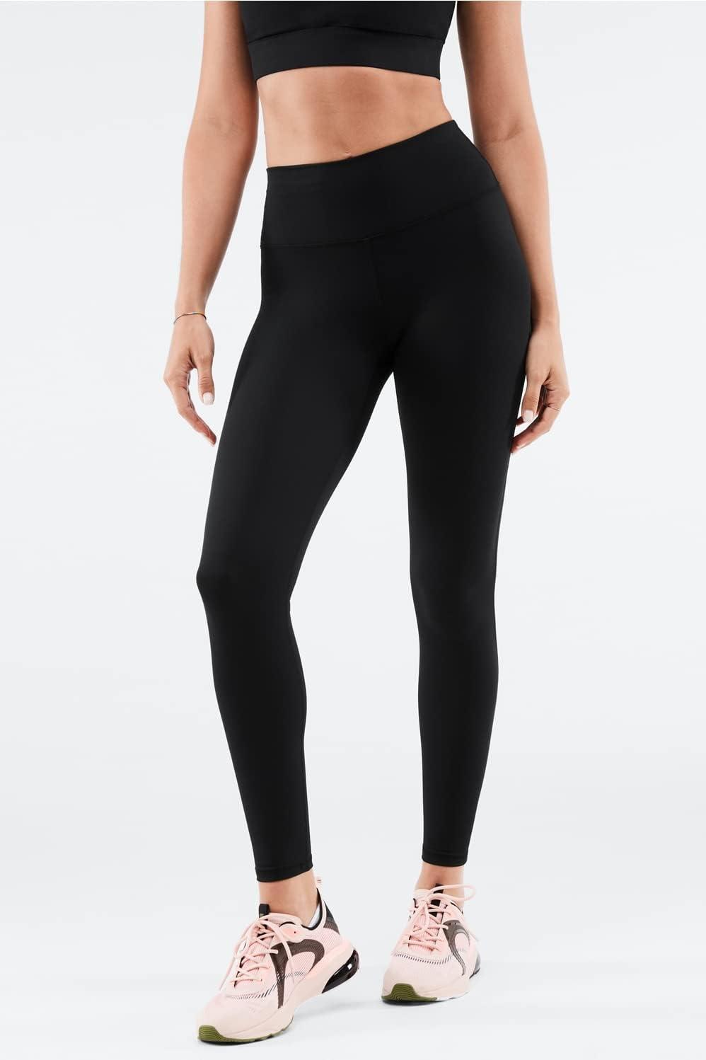 imageFabletics Womens Define HighWaisted Legging Workout Yoga Running Athletic Active Maximum Compression FlatteringBlack
