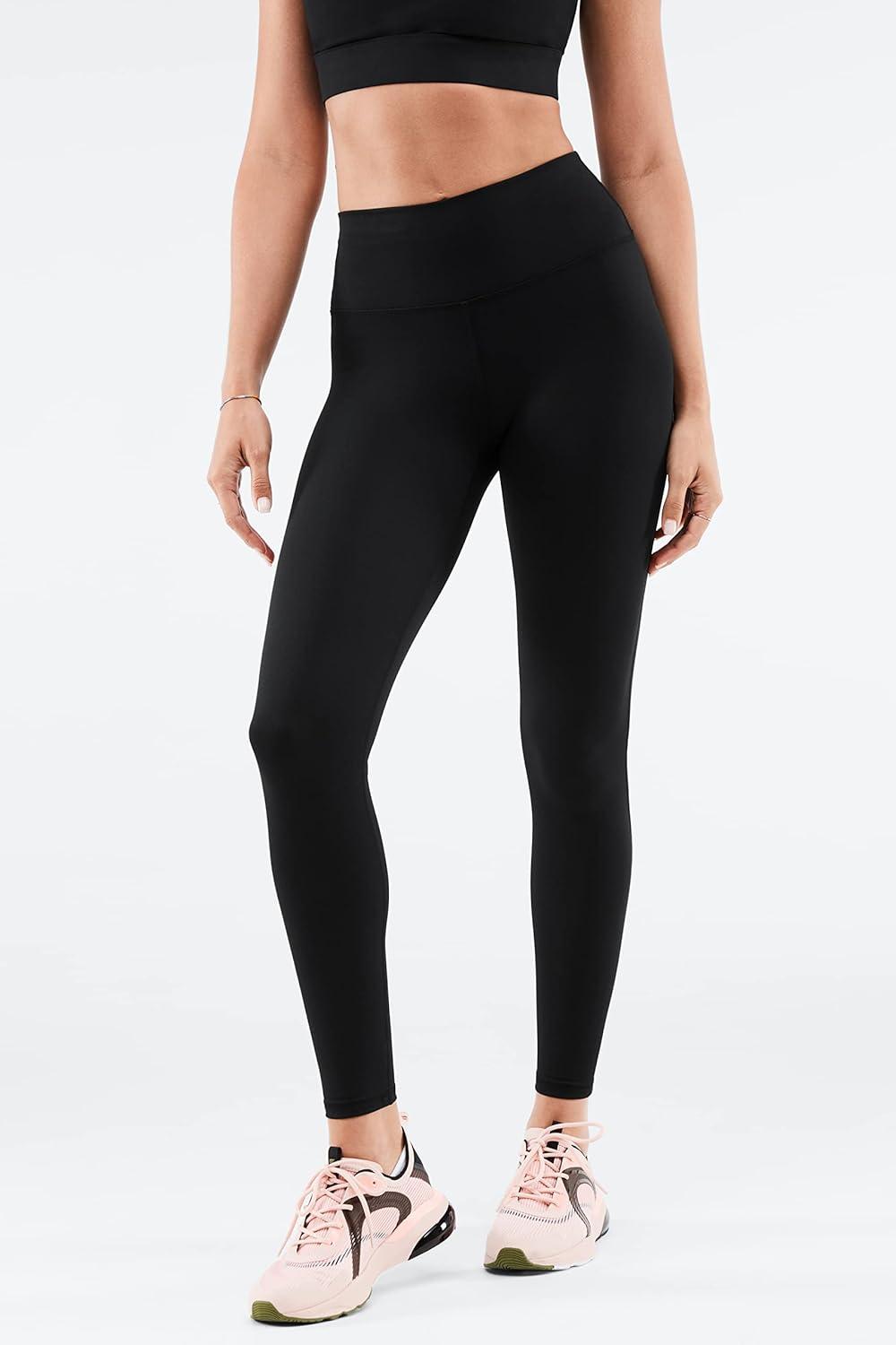imageFabletics Womens Define HighWaisted Legging Workout Yoga Running Athletic Active Maximum Compression FlatteringBlack