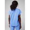 Fabletics Women’s Evolve 3-Pocket Scrub Top with an Oversized Fit – MotionTech, 4-Way Stretch, Wrinkle-Resist, Anti-Shrink(Ceil Blue)