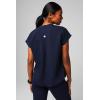 Fabletics Women’s Evolve 3-Pocket Scrub Top with an Oversized Fit – MotionTech, 4-Way Stretch, Wrinkle-Resist, Anti-Shrink(Navy)