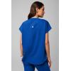 Fabletics Women’s Evolve 3-Pocket Scrub Top with an Oversized Fit – MotionTech, 4-Way Stretch, Wrinkle-Resist, Anti-Shrink(Royal Blue)