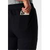 Fabletics Women’s High Rise Active Scrub Jogger – MotionTech, 4-Way Stretch, Pocket-Packed, Lightweight, Semi-Slim Fit(Black)