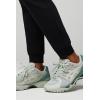 Fabletics Women’s High Rise Active Scrub Jogger – MotionTech, 4-Way Stretch, Pocket-Packed, Lightweight, Semi-Slim Fit(Black/Hunter Green)
