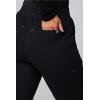 Fabletics Women’s High Rise Active Scrub Jogger – MotionTech, 4-Way Stretch, Pocket-Packed, Lightweight, Semi-Slim Fit(Black/Lilac)