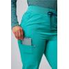 Fabletics Women’s High Rise Active Scrub Jogger – MotionTech, 4-Way Stretch, Pocket-Packed, Lightweight, Semi-Slim Fit(Blue Lagoon)