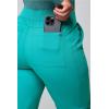 Fabletics Women’s High Rise Active Scrub Jogger – MotionTech, 4-Way Stretch, Pocket-Packed, Lightweight, Semi-Slim Fit(Blue Lagoon)