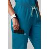 Fabletics Women’s High Rise Active Scrub Jogger – MotionTech, 4-Way Stretch, Pocket-Packed, Lightweight, Semi-Slim Fit(Caribbean Blue)