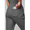 Fabletics Women’s High Rise Active Scrub Jogger – MotionTech, 4-Way Stretch, Pocket-Packed, Lightweight, Semi-Slim Fit(Heather Grey)