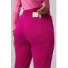 Fabletics Women’s High Rise Active Scrub Jogger – MotionTech, 4-Way Stretch, Pocket-Packed, Lightweight, Semi-Slim Fit(Hibiscus)