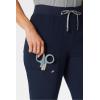 Fabletics Women’s High Rise Active Scrub Jogger – MotionTech, 4-Way Stretch, Pocket-Packed, Lightweight, Semi-Slim Fit(Navy)