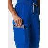 Fabletics Women’s High Rise Active Scrub Jogger – MotionTech, 4-Way Stretch, Pocket-Packed, Lightweight, Semi-Slim Fit(Royal Blue)