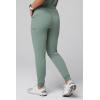 Fabletics Women’s High Rise Active Scrub Jogger – MotionTech, 4-Way Stretch, Pocket-Packed, Lightweight, Semi-Slim Fit(Sage)
