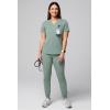 Fabletics Women’s High Rise Active Scrub Jogger – MotionTech, 4-Way Stretch, Pocket-Packed, Lightweight, Semi-Slim Fit(Sage)