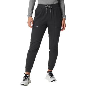 Fabletics Women’s High Rise Active Scrub Jogger – MotionTech, 4-Way Stretch, Pocket-Packed, Lightweight, Semi-Slim Fit(Black)