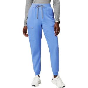 Fabletics Women’s High Rise Active Scrub Jogger – MotionTech, 4-Way Stretch, Pocket-Packed, Lightweight, Semi-Slim Fit(Ceil Blue)