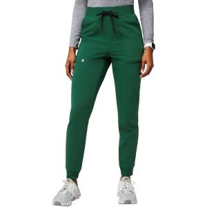 Fabletics Women’s High Rise Active Scrub Jogger – MotionTech, 4-Way Stretch, Pocket-Packed, Lightweight, Semi-Slim Fit(Hunter Green)