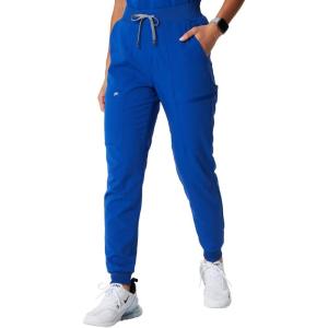 Fabletics Women’s High Rise Active Scrub Jogger – MotionTech, 4-Way Stretch, Pocket-Packed, Lightweight, Semi-Slim Fit(Royal Blue)