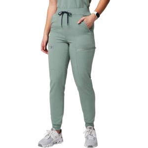 Fabletics Women’s High Rise Active Scrub Jogger – MotionTech, 4-Way Stretch, Pocket-Packed, Lightweight, Semi-Slim Fit(Sage)