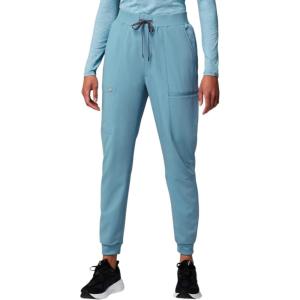 Fabletics Women’s High Rise Active Scrub Jogger – MotionTech, 4-Way Stretch, Pocket-Packed, Lightweight, Semi-Slim Fit(Wave)
