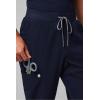 Fabletics Men’s Intake Scrub Pant – MotionTech, 4-Way Stretch, Wrinkle-Resist, Anti-Shrink, Navy, Reg, XL