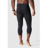 Fabletics Men’s The Baseline Tight 3/4, Performance, Compression Pant, Running, Gym, Athletic, Workout, High Stretch Nylon