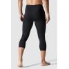 Fabletics Men’s The Baseline Tight 3/4, Performance, Compression Pant, Running, Gym, Athletic, Workout, High Stretch Nylon