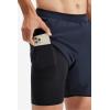 Fabletics Men’s The Fundamental Short II (Lined), Workout, Running, Training, Gym, Yoga, Ultra Lightweight(Classic Navy)