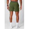 Fabletics Men’s The Fundamental Short II (Lined), Workout, Running, Training, Gym, Yoga, Ultra Lightweight(Dark Moss)