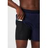 Fabletics Men’s The Fundamental Short II (Lined), Workout, Running, Training, Gym, Yoga, Ultra Lightweight(Deep Navy)