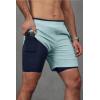 Fabletics Men’s The Fundamental Short II (Lined), Workout, Running, Training, Gym, Yoga, Ultra Lightweight(Nordic Blue)