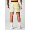 Fabletics Men’s The Fundamental Short II (Lined), Workout, Running, Training, Gym, Yoga, Ultra Lightweight(Peach Kiss Organic Blobs)