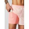 Fabletics Men’s The Fundamental Short II (Lined), Workout, Running, Training, Gym, Yoga, Ultra Lightweight(Pink Buttercream)