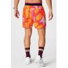Fabletics Men’s The Fundamental Short II (Lined), Workout, Running, Training, Gym, Yoga, Ultra Lightweight(Pink Escape Summer Madness)