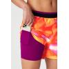 Fabletics Men’s The Fundamental Short II (Lined), Workout, Running, Training, Gym, Yoga, Ultra Lightweight(Pink Escape Summer Madness)