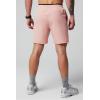 Fabletics Men’s The Fundamental Short II (Lined), Workout, Running, Training, Gym, Yoga, Ultra Lightweight(Pink Slate)
