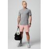 Fabletics Men’s The Fundamental Short II (Lined), Workout, Running, Training, Gym, Yoga, Ultra Lightweight(Pink Slate)