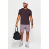 Fabletics Men’s The Fundamental Short II (Lined), Workout, Running, Training, Gym, Yoga, Ultra Lightweight(Plum Cactus)