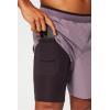 Fabletics Men’s The Fundamental Short II (Lined), Workout, Running, Training, Gym, Yoga, Ultra Lightweight(Plum Cactus)