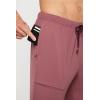 Fabletics Men’s The One Jogger, Quick-Dry, Hidden Pockets, Zip Pockets, UPF Protection, Anti-Stink, Lightweight(Moonlight Mauve/Oxblood)