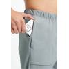 Fabletics Men’s The One Jogger, Quick-Dry, Hidden Pockets, Zip Pockets, UPF Protection, Anti-Stink, Lightweight(Shadow Grey)
