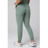 Fabletics Women’s Active Scrub Jogger – MotionTech, Pocket-Packed, Lightweight, Wrinkle-Resist, Semi-Slim Fit(Sage)