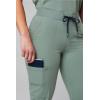 Fabletics Women’s Active Scrub Jogger – MotionTech, Pocket-Packed, Lightweight, Wrinkle-Resist, Semi-Slim Fit(Sage)