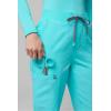 Fabletics Women’s Active Scrub Jogger – MotionTech, Pocket-Packed, Lightweight, Wrinkle-Resist, Semi-Slim Fit(Seaside)