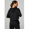 Fabletics Women’s Cloud Jersey Hoodie, Buttery Soft, Recycled Fabric, Breathable, Moisture-Wicking(Black)