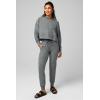 Fabletics Women’s Cloud Jersey Jogger, Buttery Soft, Recycled Fabric, Hidden Pockets, Breathable, Moisture-Wicking(Charcoal Grey Heather)