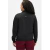 Fabletics Women’s Daily 3-Pocket Scrub Jacket – MotionTech, Lightweight, Breathable, Wrinkle-Resist, Semi-Slim Fit(Black)