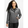 Fabletics Women’s Daily 3-Pocket Scrub Jacket – MotionTech, Lightweight, Breathable, Wrinkle-Resist, Semi-Slim Fit(Heather Grey)