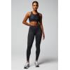 Fabletics Women’s No-Bounce Sports Bra, Workout, Yoga, Athletic, Fitness, Gym, UPF Protection, 4-Way Stretch(Black Spotted Animal)