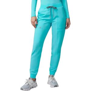 Fabletics Women’s Active Scrub Jogger – MotionTech, Pocket-Packed, Lightweight, Wrinkle-Resist, Semi-Slim Fit(Seaside)